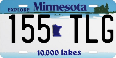 MN license plate 155TLG