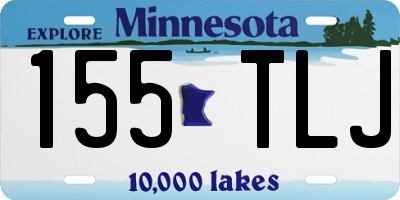 MN license plate 155TLJ