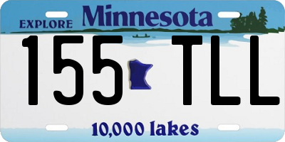 MN license plate 155TLL