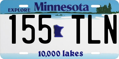 MN license plate 155TLN