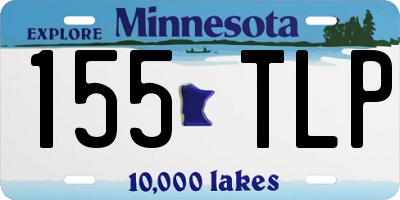 MN license plate 155TLP