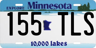 MN license plate 155TLS