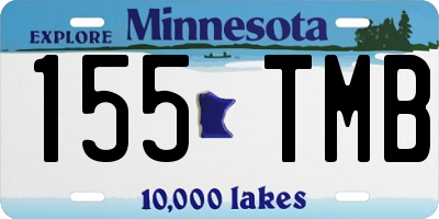 MN license plate 155TMB