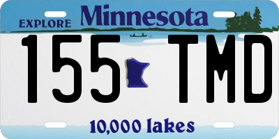 MN license plate 155TMD