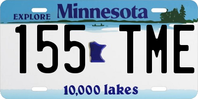 MN license plate 155TME