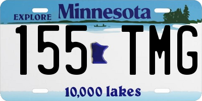 MN license plate 155TMG