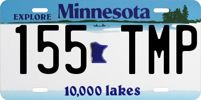 MN license plate 155TMP