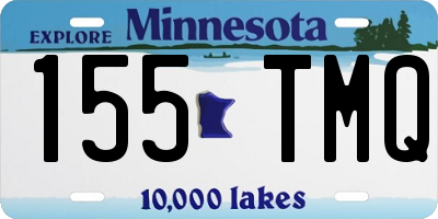 MN license plate 155TMQ