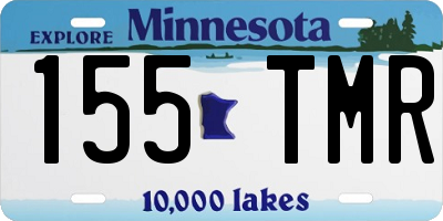 MN license plate 155TMR