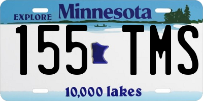 MN license plate 155TMS