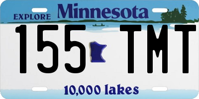MN license plate 155TMT