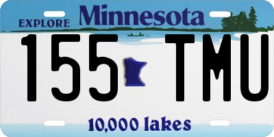 MN license plate 155TMU