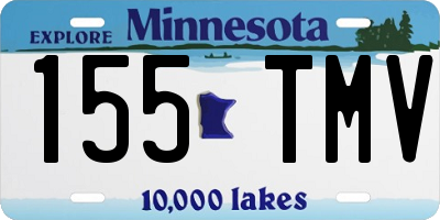 MN license plate 155TMV