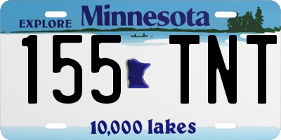 MN license plate 155TNT