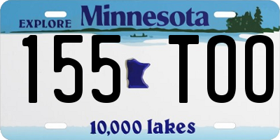 MN license plate 155TOO