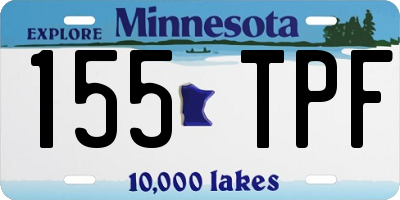 MN license plate 155TPF