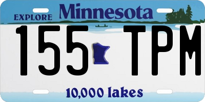 MN license plate 155TPM