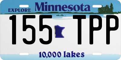 MN license plate 155TPP
