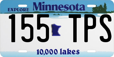 MN license plate 155TPS