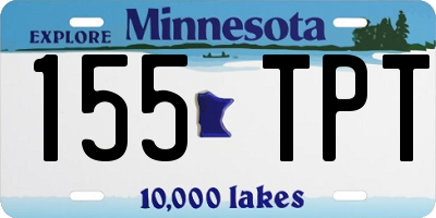 MN license plate 155TPT