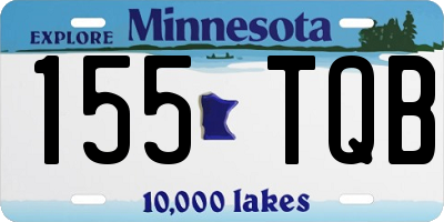 MN license plate 155TQB