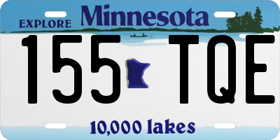 MN license plate 155TQE