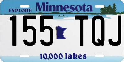 MN license plate 155TQJ