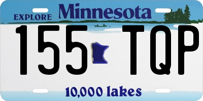 MN license plate 155TQP