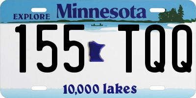 MN license plate 155TQQ