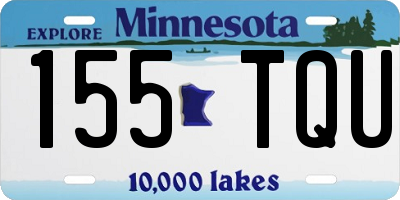 MN license plate 155TQU