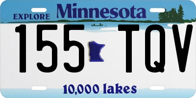 MN license plate 155TQV