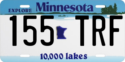 MN license plate 155TRF
