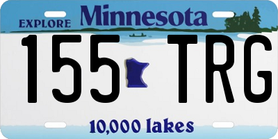 MN license plate 155TRG