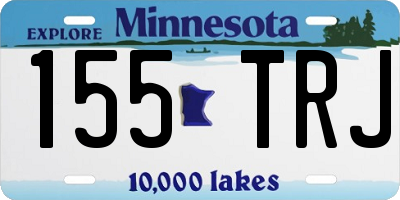 MN license plate 155TRJ