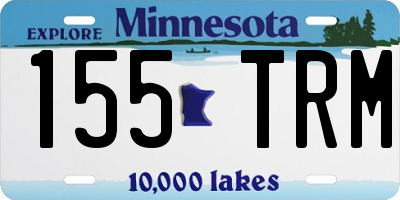 MN license plate 155TRM