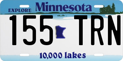 MN license plate 155TRN