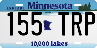 MN license plate 155TRP
