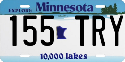 MN license plate 155TRY