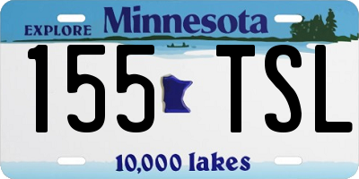 MN license plate 155TSL