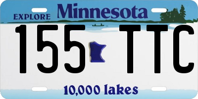 MN license plate 155TTC