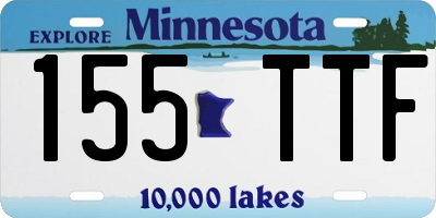 MN license plate 155TTF