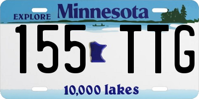 MN license plate 155TTG