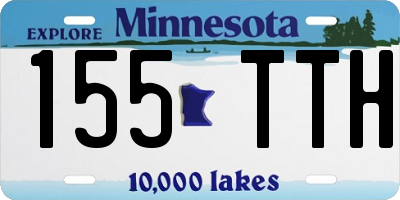 MN license plate 155TTH