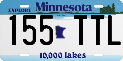 MN license plate 155TTL