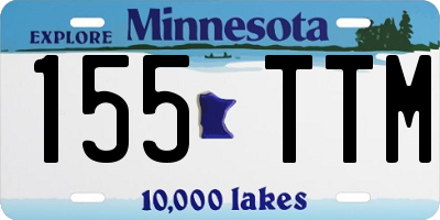 MN license plate 155TTM