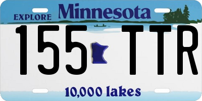 MN license plate 155TTR