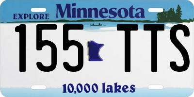 MN license plate 155TTS