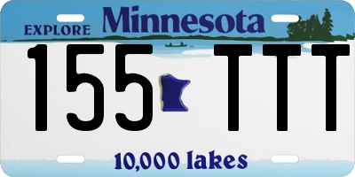 MN license plate 155TTT