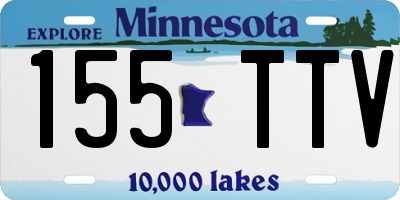 MN license plate 155TTV