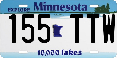 MN license plate 155TTW
